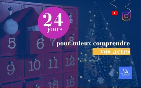 24 jours pour mieux comprendre vos actes