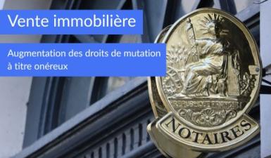 droits de mutation à titre onéreux